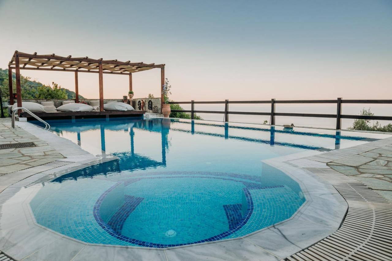 Elysian Luxury Villa Pelion Tsagkarada Exterior foto